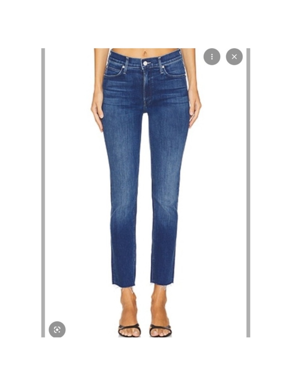 MOTHER The Muse Ankle Jeans in Bushwacked - High Rise Slim Straight